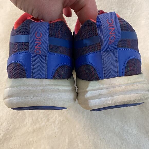 Vionic Agile Fyn Sneakers Blue and Pink Size 8 - Picture 3 of 7